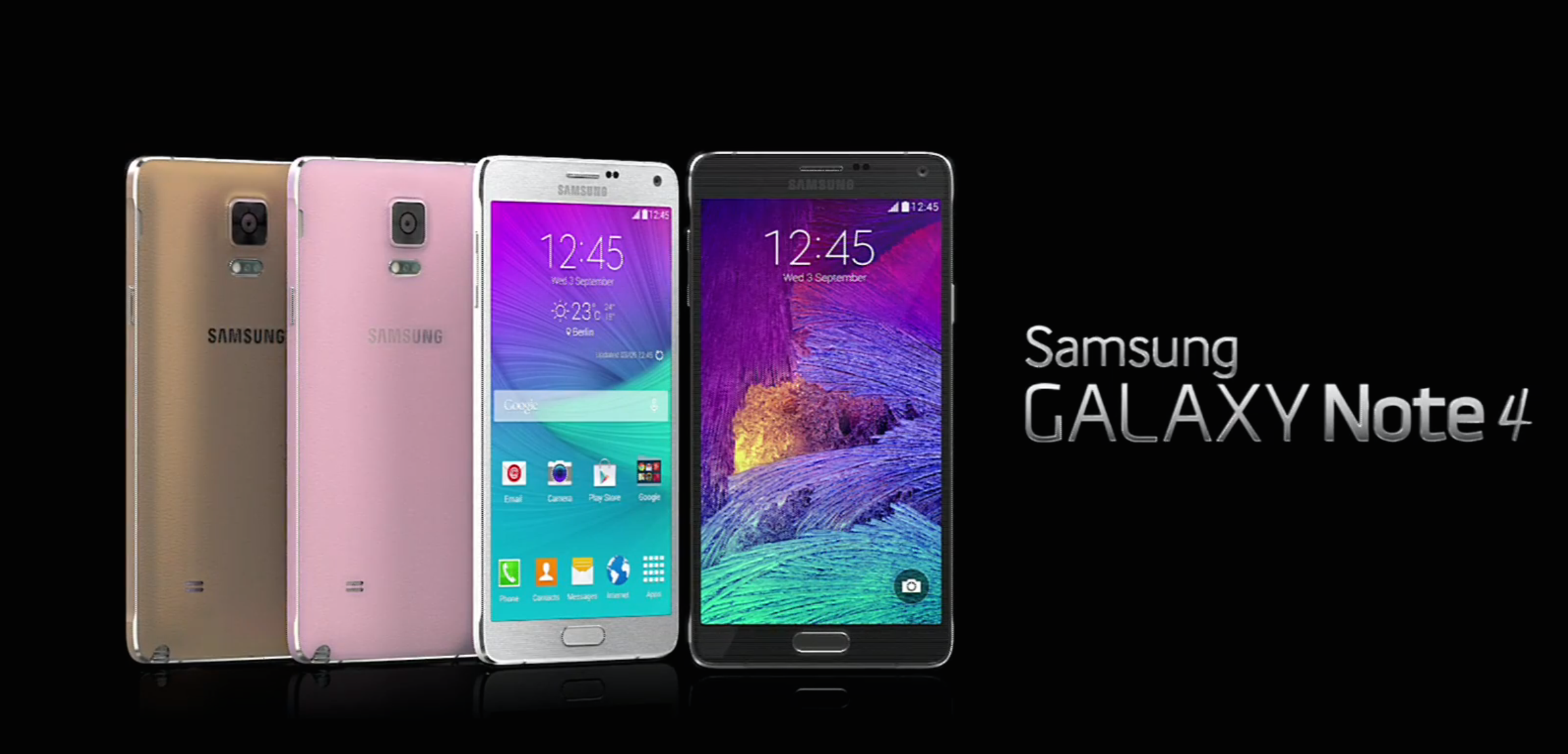 Samsung Galaxy Note 4: Viền kim loại, nắp lưng giả da, cấu hình siêu "khủng"